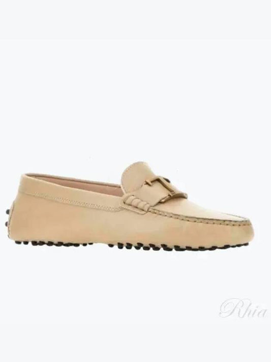 T Logo Driving Shoes Beige - TOD'S - BALAAN 2