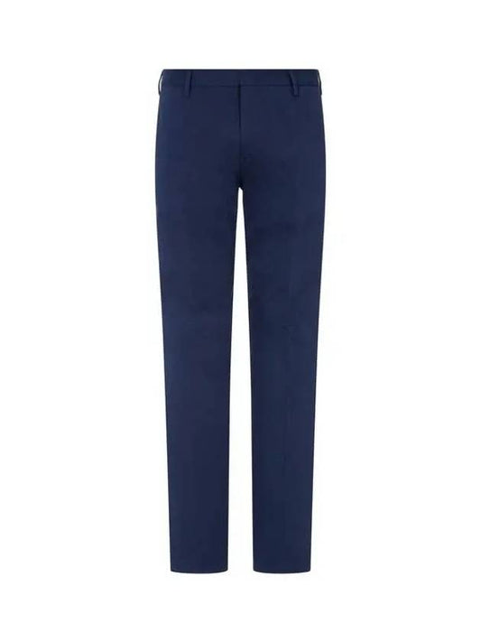 Classic fit soft chino pants navy - PAUL SMITH - BALAAN 1