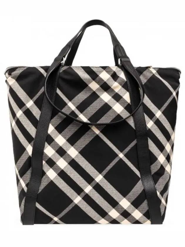 Festival Canvas Tote Bag Black - BURBERRY - BALAAN 2