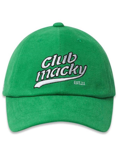 Embroidered Ball Cap Flua Ball Cap Green MCFW23BC 1GR - MACKY - BALAAN 2