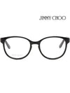 Glasses frame JC240 807 black horn rim round - JIMMY CHOO - BALAAN 3