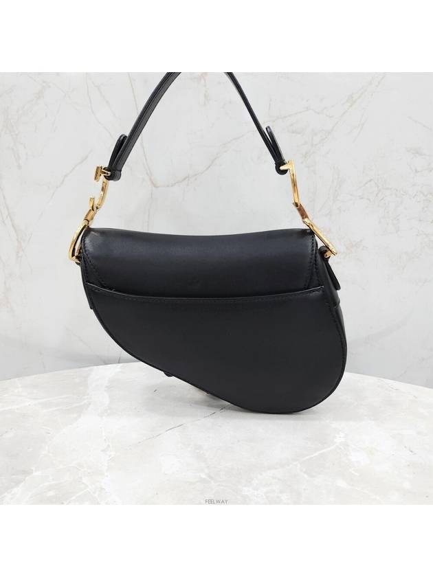 Lux You Calfskin mini leather saddle bag - DIOR - BALAAN 3