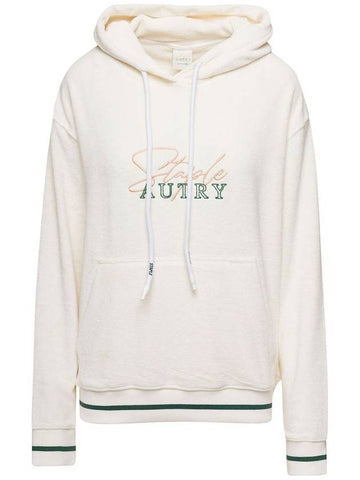 White Hoodie With Logo X Staple Embroidery In Cotton Man - AUTRY - BALAAN 1