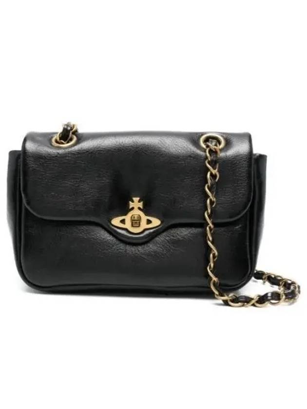 Anita Chain Shoulder Bag Black - VIVIENNE WESTWOOD - BALAAN 2