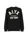 Logo Printing Sweatshirt Black - 1017 ALYX 9SM - BALAAN 1