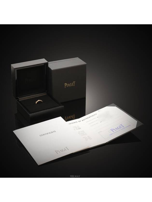 Daejeon Used Luxury Goods G34P2N49 Possession Ring 18K Rose Gold Diamond 8P No 49 - PIAGET - BALAAN 7