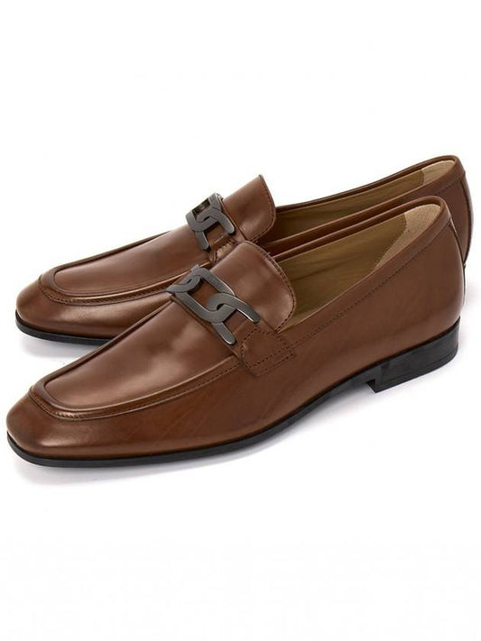 Men's Leather Loafers Brown - TOD'S - BALAAN 2