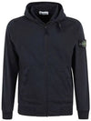 Waffen Patch Zip Up Hoodie Navy - STONE ISLAND - BALAAN 2