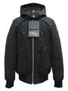 Ballistic Hooded Down Bomber Padding Black - MOOSE KNUCKLES - BALAAN 2