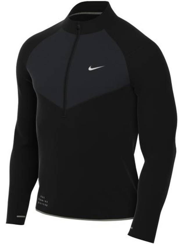 Run Division Mid Layer Running Long Sleeve T-Shirt Black - NIKE - BALAAN 2