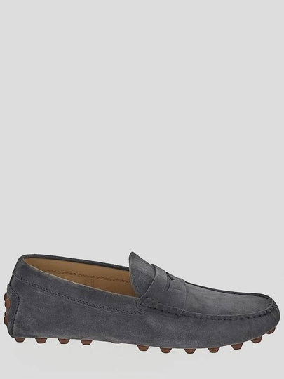 Gommino Bubble Suede Driving Shoes Grey - TOD'S - BALAAN 2