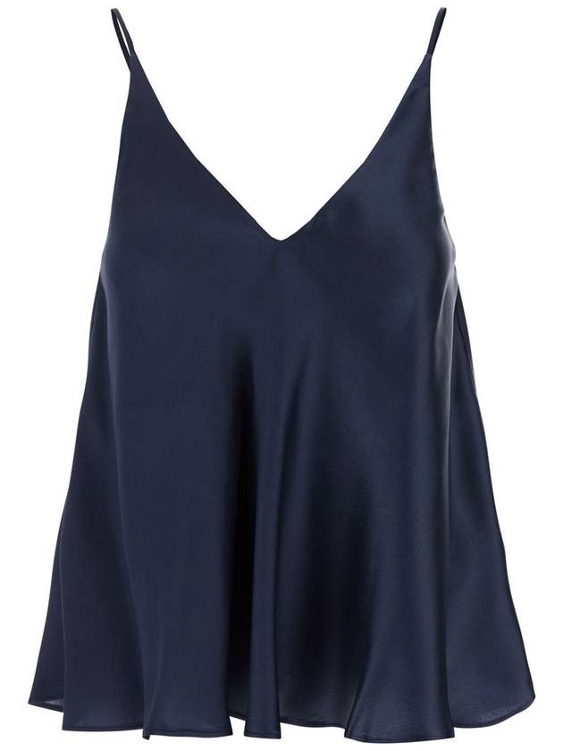 Satin Sleeveles Top - SEMI COUTURE - BALAAN 1