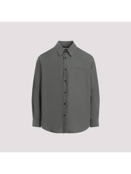 Long Sleeve Shirt SH1089 LF1209 BK991 ASPHALT - LEMAIRE - BALAAN 1