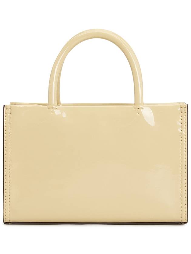 Ella Bio Patent Tote Bag Beige - TORY BURCH - BALAAN 4