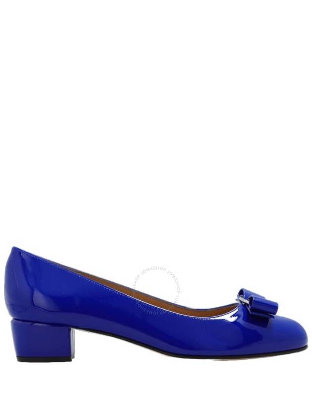 Ferragamo Blue Vara Bow Pump Shoe, Size 5.5 - SALVATORE FERRAGAMO - BALAAN 1