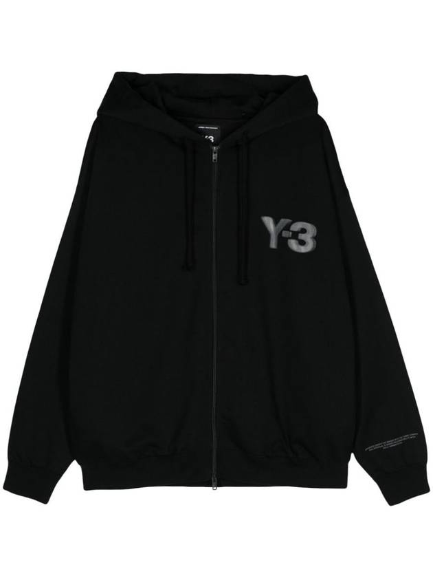 Y-3 Adidas Logo Zipper Hoodie Clothing - ADIDAS - BALAAN 1