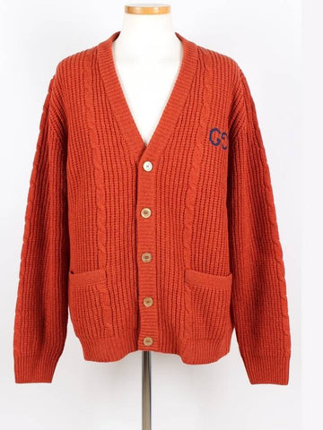 GG wool cardigan L - GUCCI - BALAAN 1