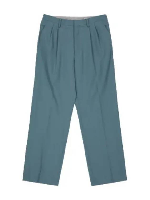 Hard twist wool slacks pants blue gray suit - AURALEE - BALAAN 1