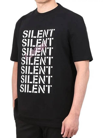 printed short sleeve t-shirt black - LANVIN - BALAAN 1