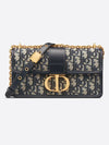 30 Montaigne East West Oblique Jacquard Chain Shoulder Bag Blue - DIOR - BALAAN 2