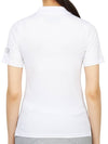 Women's Golf Logo Short Sleeve PK Shirt White - HYDROGEN - BALAAN 5