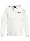 Political Campaign Medium Fit Hoodie White - BALENCIAGA - BALAAN.