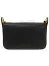 Logo Calfskin Cross Bag Black - PRADA - BALAAN 4