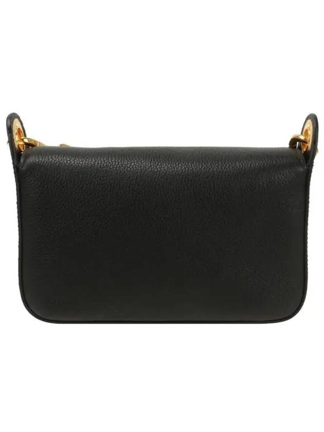 Logo Calfskin Cross Bag Black - PRADA - BALAAN 4