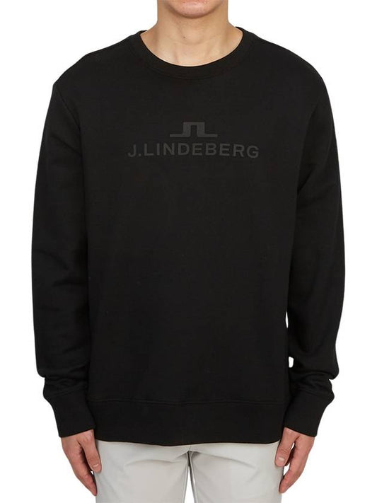 Alpha Crew Neck AMJS09054 9999 Men's Alpha Crew Neck - J.LINDEBERG - BALAAN 2