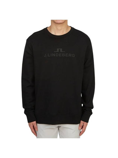 Alpha Crew Neck Sweater Black - J.LINDEBERG - BALAAN 1