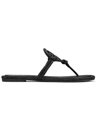 Miller fave knotted flip flops black - TORY BURCH - BALAAN 1