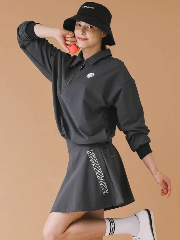 Windproof nylon skirt D GREY - MONBIRDIE GOLF - BALAAN 7