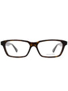 Eyewear Havana Square Frame Glasses - BOTTEGA VENETA - BALAAN.