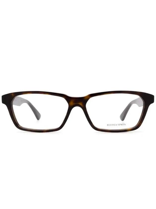Eyewear Havana Square Frame Glasses - BOTTEGA VENETA - BALAAN.