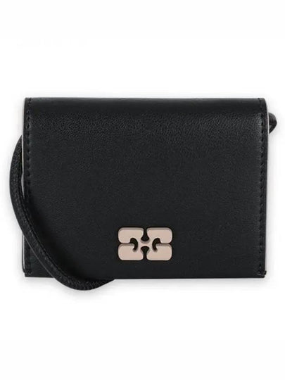 Bou Strap Wallet Black - GANNI - BALAAN 2