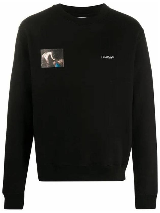 Caravaggio Arrow Sweatshirt Black - OFF WHITE - BALAAN.