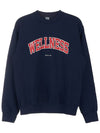 Wellness Sweatshirt WELLNESS IVY CREWNECK NAVY RED - SPORTY & RICH - BALAAN 10