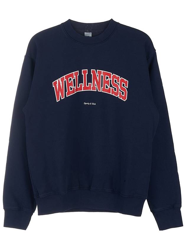 Wellness Sweatshirt WELLNESS IVY CREWNECK NAVY RED - SPORTY & RICH - BALAAN 9