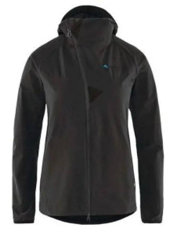 Women's Vanadis 2.0 Wind Stretch Zip-Up Jacket Raven - KLATTERMUSEN - BALAAN 1