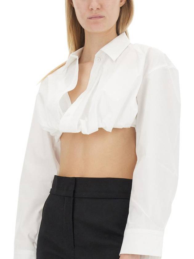 La Chemise Bahia Courte Shirt White - JACQUEMUS - BALAAN 5