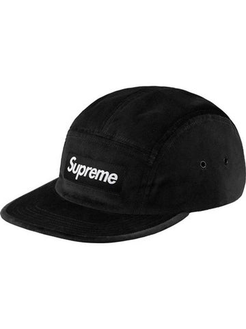 18FW velvet camp cap black - SUPREME - BALAAN 1