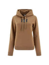 Women's Prosum Label Cotton Hoodie Camel - BURBERRY - BALAAN 2