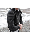 Oliver Leather Jacket Black - ACNE STUDIOS - BALAAN 4