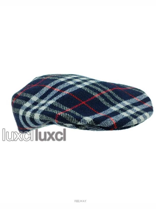 Checked hunting cap for women and KIDS hats - BURBERRY - BALAAN 10