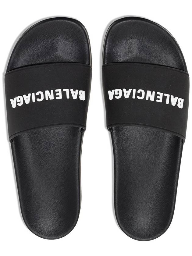 BALENCIAGA POOL SMOOTH RUBBER LOGO BALENCIAGA - BALENCIAGA - BALAAN 4