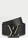 Men's LV Optic Reversible Leather Belt Black - LOUIS VUITTON - BALAAN 5