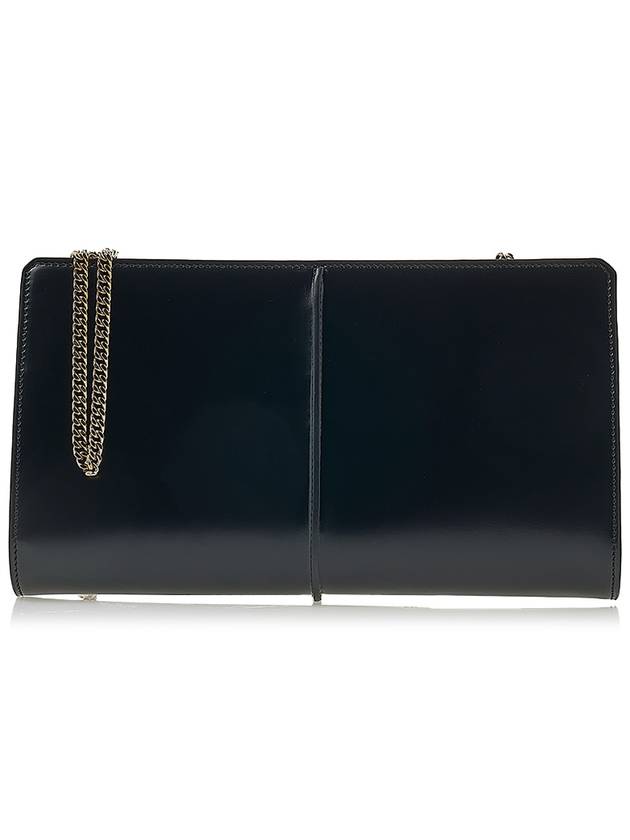 Women's T Logo Timeless Chain Clutch Bag Black - TOD'S - BALAAN 4