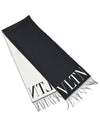 VLTN logo wool muffler WY2ER033 PTX - VALENTINO - BALAAN 4