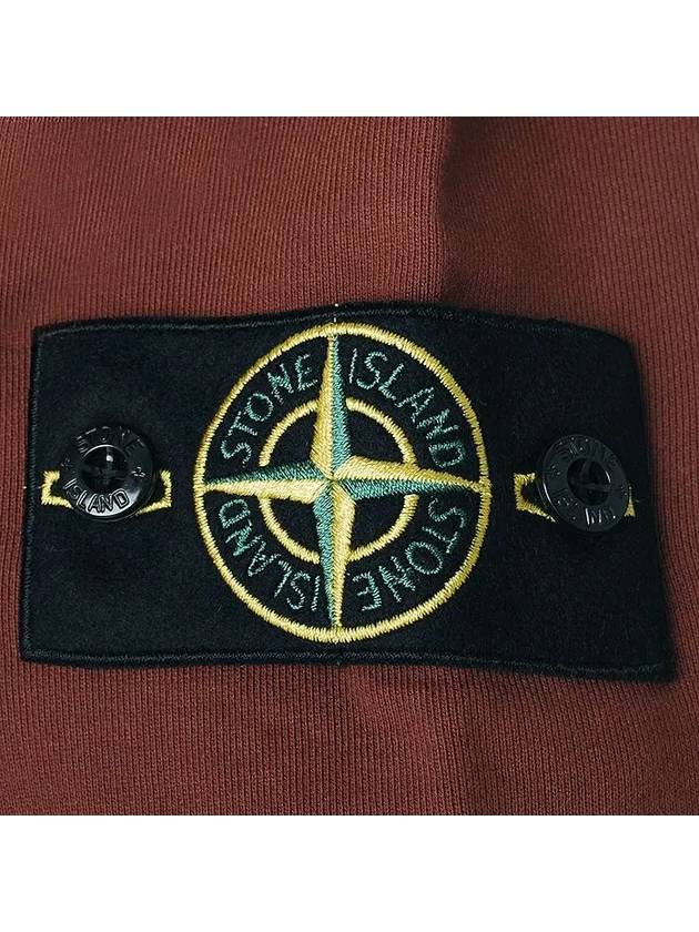 Signature Logo Patch Hoodie Chestnut Brown - STONE ISLAND - BALAAN 5