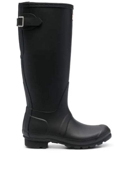 Original Tall Adjustable Wellington Rain Boots Black - HUNTER - BALAAN 1